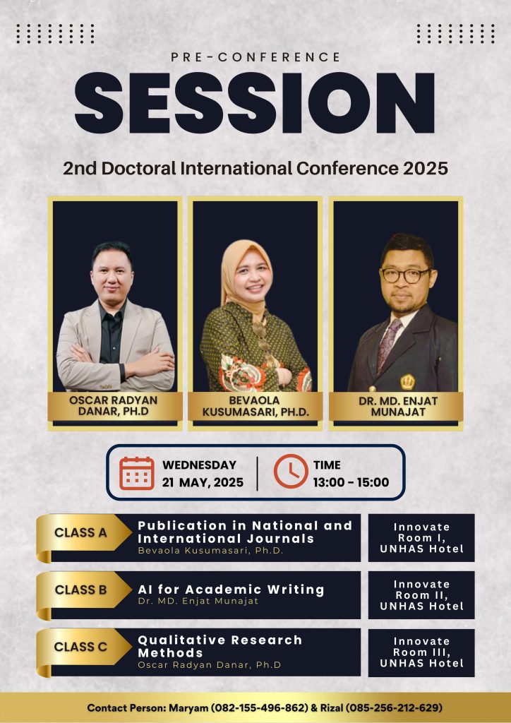 Agenda Pre Conference 2nd Doctoral International Conference 2025